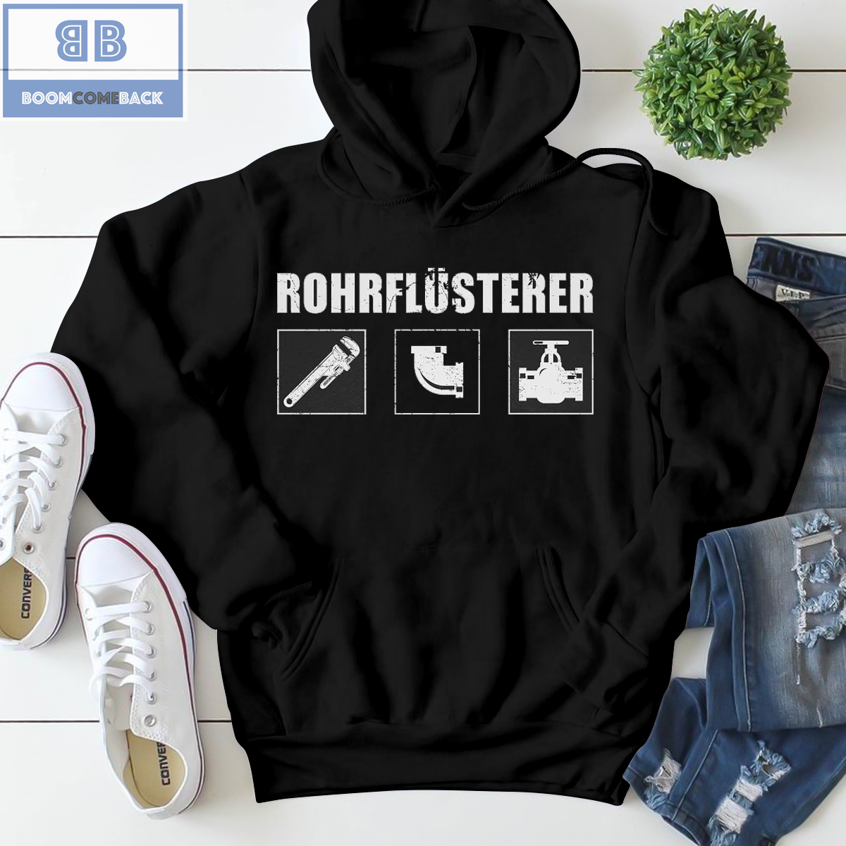 Rohrflüsterer Black T-shrt