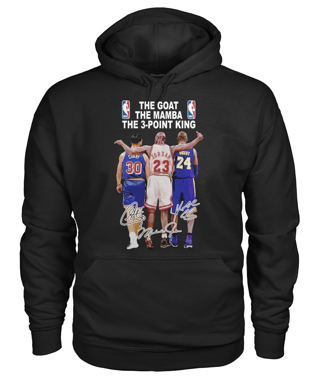 Bryant Jordan Curry The Goat The Mamba The 3-Point King Signature Shirt