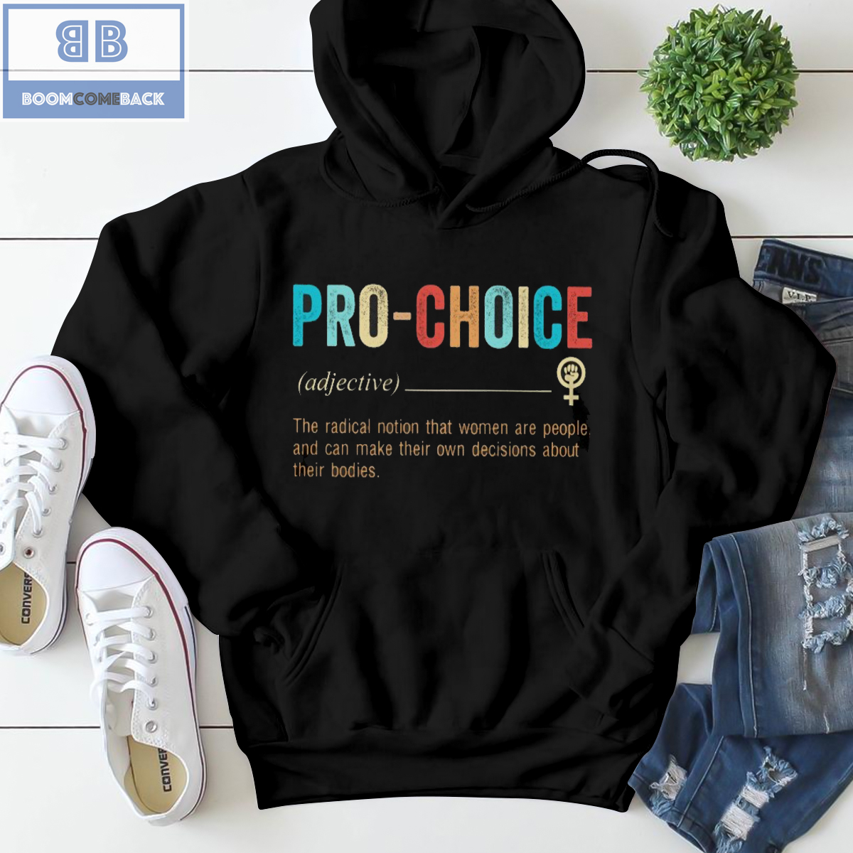Vinage Pro-Choice definition The Radical Notion That Women Are People Shirt