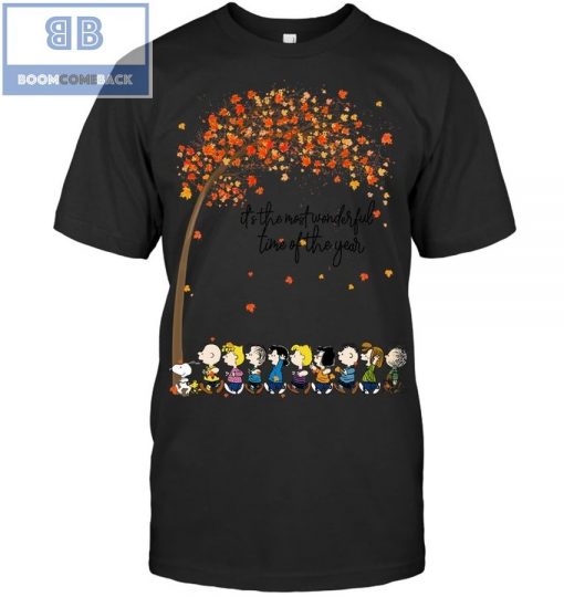 Peanuts It’s The Most Wonderful Time Of The Year Shirt and Hoodie