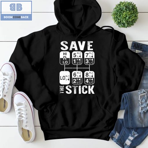 Trucker Save The Stick Black T-shirt