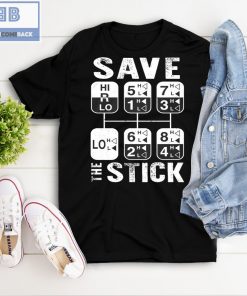 Trucker Save The Stick Black T-shirt