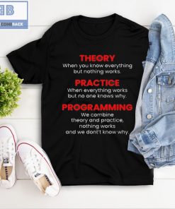Theory Practice Programing Shirt