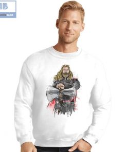 Thor And Stormbreaker God Of Thunder Watercolor Shirt