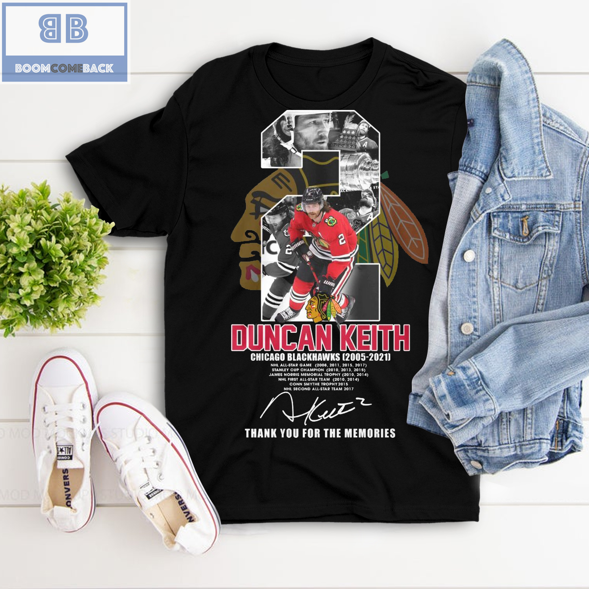 Duncan Keith 2 Thank You For The Memories Shirt
