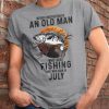 Never Understand An Old Man Who Loves Fishing And Was Born In June Shirt