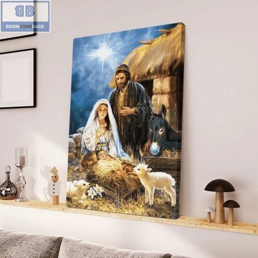 Dear Maria Baby Was Born Jesus Canvas and Poster