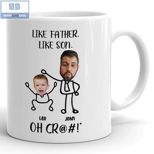 Stickman Like Father Like Daughter Like Son Personalized Mug