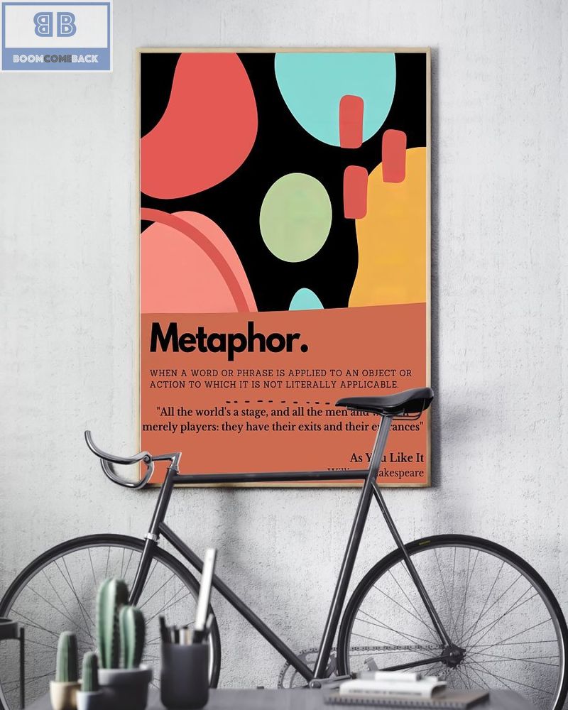 Literary Metaphor Vertical Poster