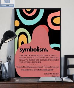 Literary Symbolism Vertical Poster