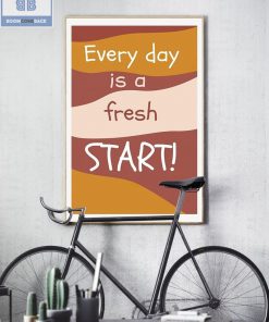 Everyday Is A Freah Start Boho Poster