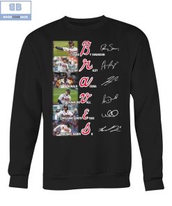 Player Signatures Braves Dans Austin Shirt
