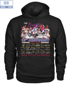 The Braves 151th Anniversary 1871 2022 Thank You For The Memories Signatures Shirt