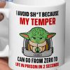 Baby Yoda I Really Don’t Care What Anyone Thinks About Me Mug
