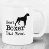 Camping and Boxer Dog How To Avoid Stress At Work Mug