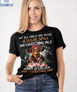 Cow Not All Girls Are Made Of Sugar Spice Shirt 2