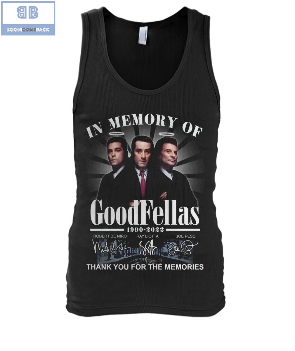 GoodFellas Anniversary 1990 2022 Thank You For The Memories Signatures Shirt