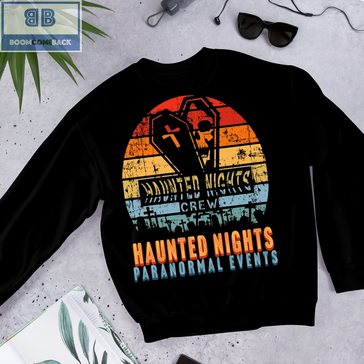 Haunted Nights Crew Retro Shirt