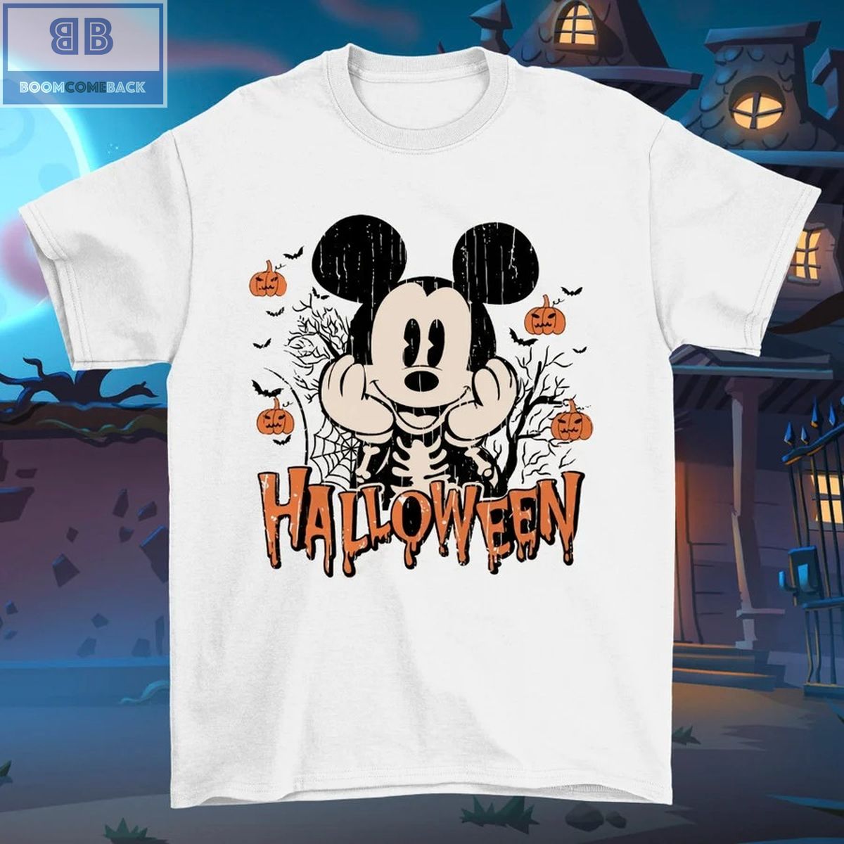 Mickey Skeleton Halloween Shirt