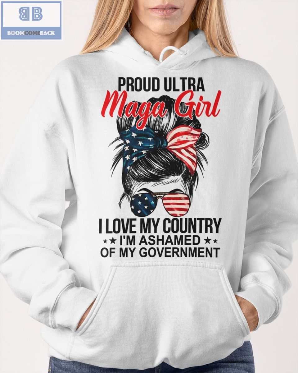 America Proud Ultra Maga Girl Shirt