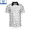 Camouflage Ocean Shark Pattern Athletic Collared Men’s Polo Shirt