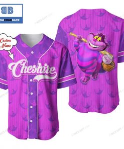 Cheshire Cat Pink Purple Baseball Jersey