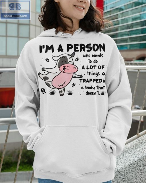 Cow I’m A Person Shirt