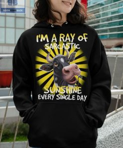 Cow I'm A Ray Of Sarcastic Sunshine Every Single Day Shirt