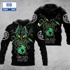 Just A Girl Who Loves Horror Movies Black 3D Hoodie