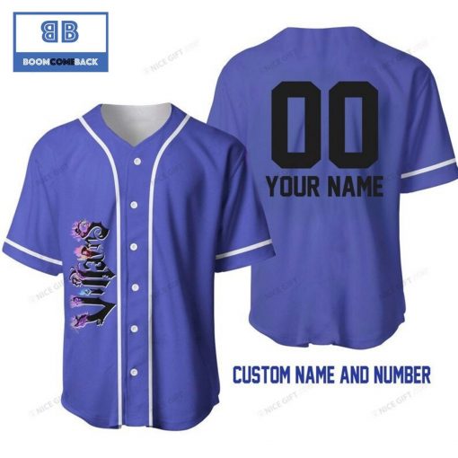 Disney Villains Custom Name And Number Baseball Jersey