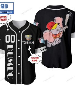 Dumbo Custom Name And Number Black Baseball Jersey