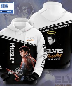 Elvis Presley 1935 1977 Thank you For The Memories 3D Hoodie
