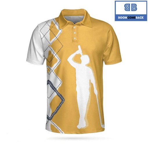 Golf And Beer That's Why I'm Here Athletic Collared Men's Polo Shirt