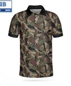 Golf Camouflage Pattern Athletic Collared Men's Polo Shirt