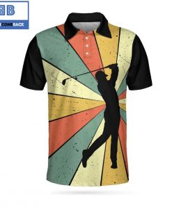 Golf I Hate Golf Nice Shot I Love Golf Athletic Collared Men’s Polo Shirt