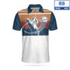 Golf Orange Golf Ball Pattern Athletic Collared Men’s Polo Shirt