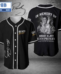 In Memory Of Elvis Presley Baseball Jersey