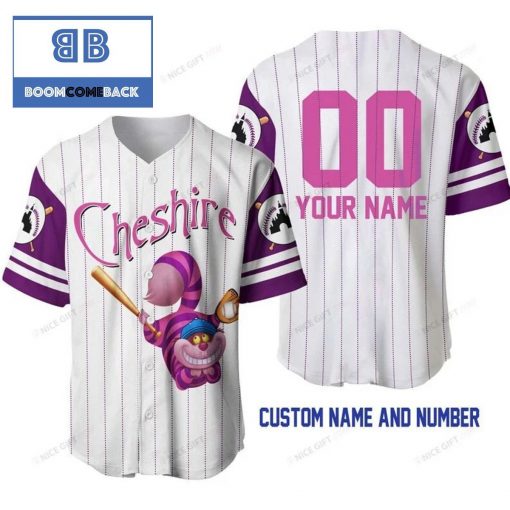 Personalized Cheshire Cat Baseball Jersey