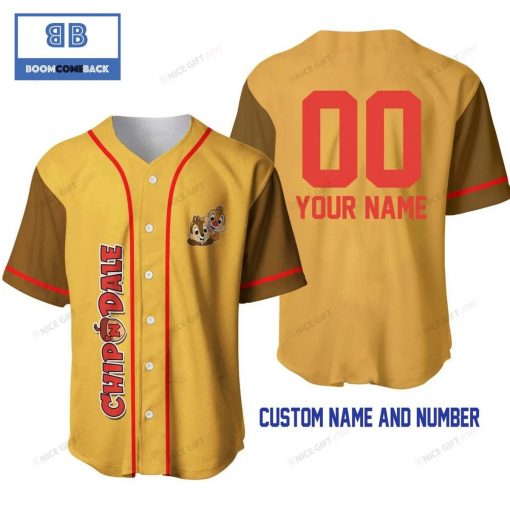 Personalized Chip’n Dale Baseball Jersey