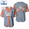 Personalized Donald Duck Black Baseball Jersey