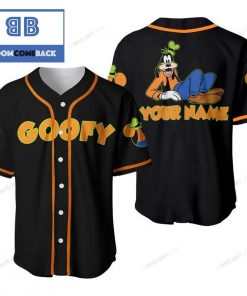 Personalized Goofy Black Baseball Jersey