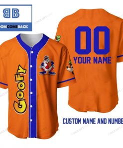 Personalized Goofy Orange Baseball Jersey