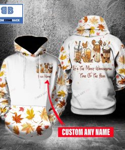Personalized It's The Most Wonderful Time Of The Year 3D Hoodie