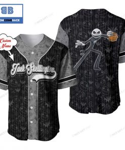 Personalized Jack Skellington The Nightmare Before Christmas Baseball Jersey