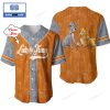 Personalized Maleficent Orange Baseball Jersey
