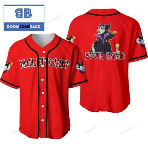 Personalized Maleficent Baseball Jersey