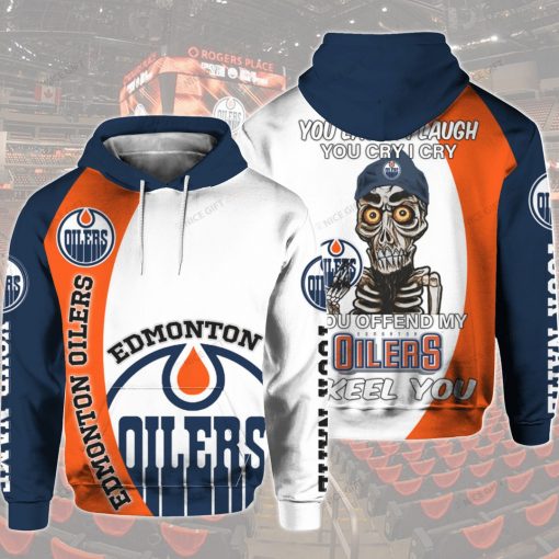 Personalized NHL Edmonton Oilers 3D Hoodie