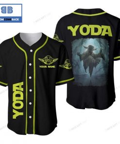Personalized Star Wars Master Yoda Baseball Jersey
