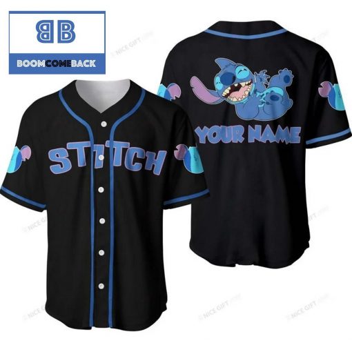 Personalized Stitch Smile Baseball Jersey