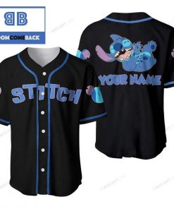 Personalized Stitch Smile Baseball Jersey